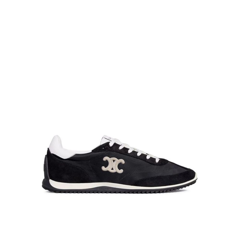 Celine Women Low Racer Sneaker With Triomphe